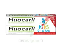 Fluocaril Kids Gel Dentifrice Fraise 0/6ans 2*50ml à AYGUESVIVES